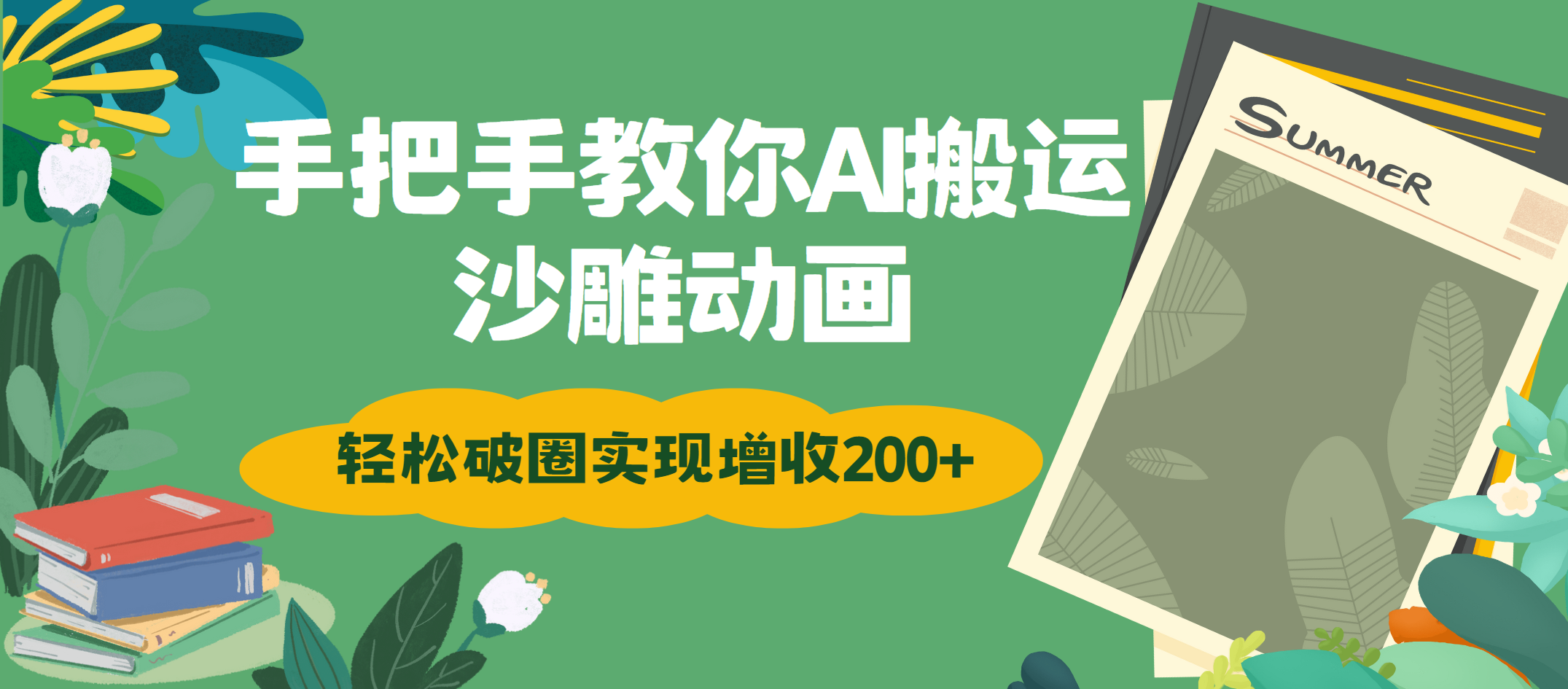 手把手教你用AI搬运沙雕动画轻松破圈实现增收200+-凤来社资源库