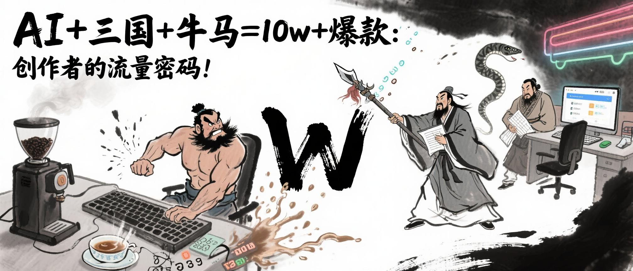 AI+三国+牛马=10w+爆款：创作者的流量密码！-凤来社资源库