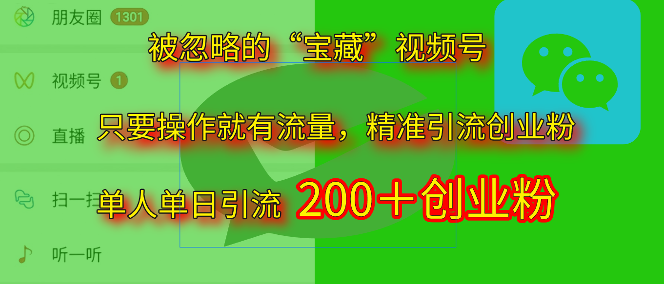 2025.5月最新被忽略的“宝藏”视频号，精准日引流200+-凤来社资源库