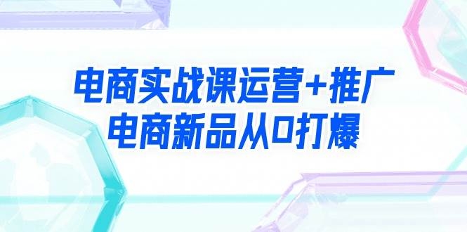 电商实战课运营+推广，电商新品从0打爆（99节视频课）-凤来社资源库