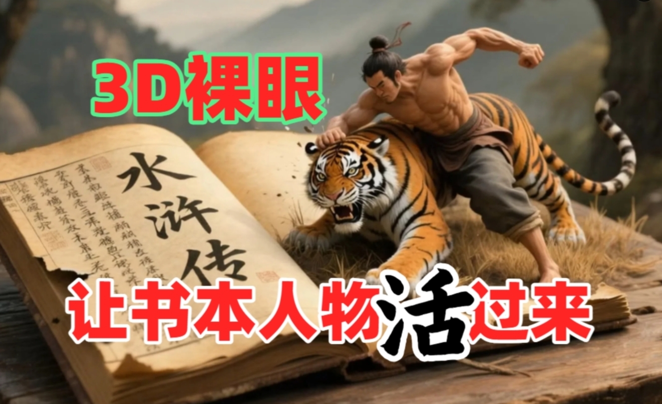 书本人物裸眼3D视频，一条视频收益过千，保姆级教程-凤来社资源库