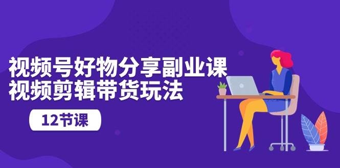 视频号好物分享副业课，视频剪辑带货玩法（12节课）-凤来社资源库