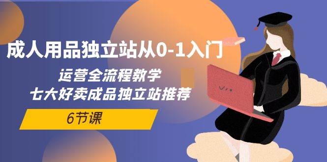成人用品独立站从0-1入门，运营全流程教学，七大好卖成品独立站推荐-6节课-凤来社资源库